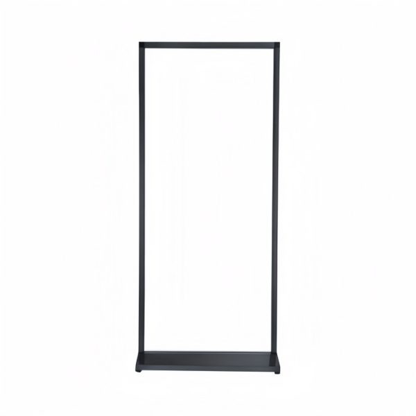 Triangular base vertical screen - black gold