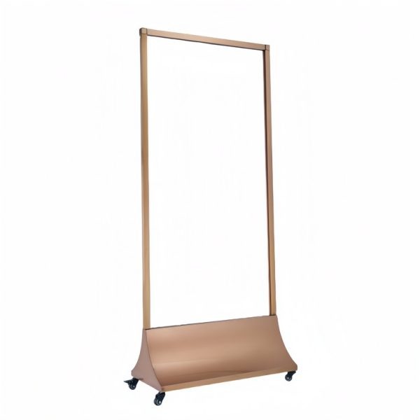 Curved base vertical screen - rose gold - Image 2