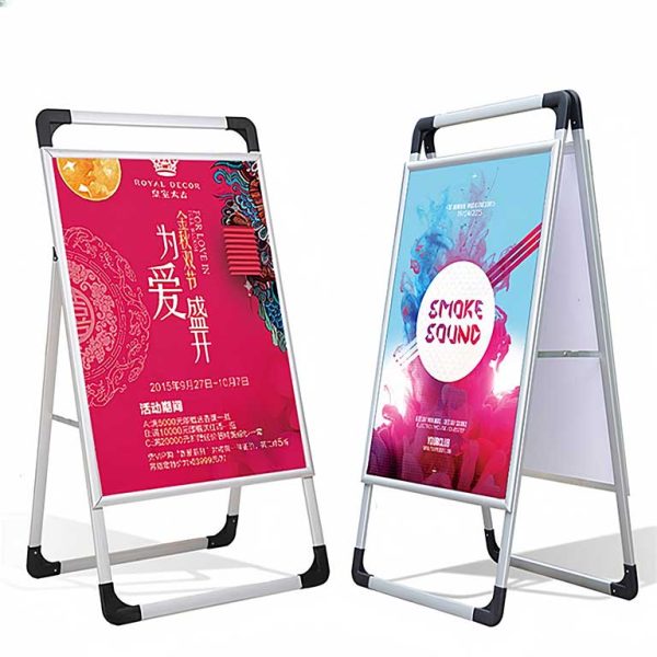 Aluminum poster holder - single side