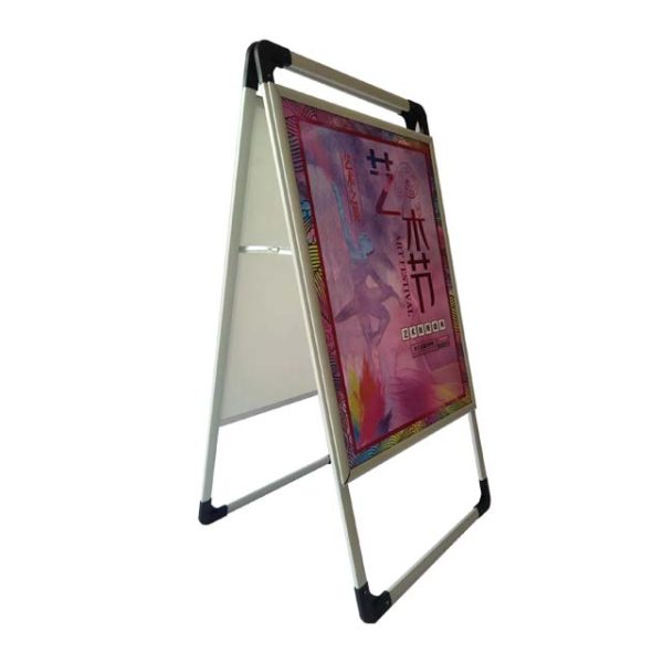 Aluminum poster stand - double-sided - Image 2