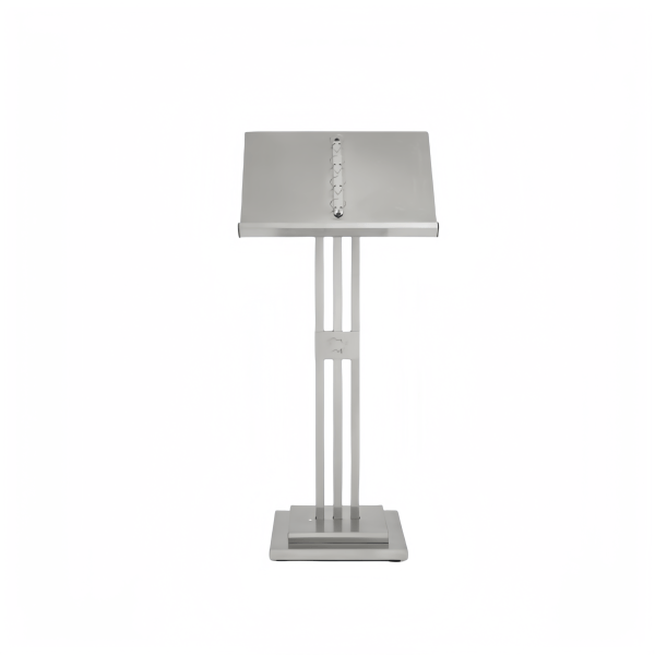 Multi-functional stand - brushed silver