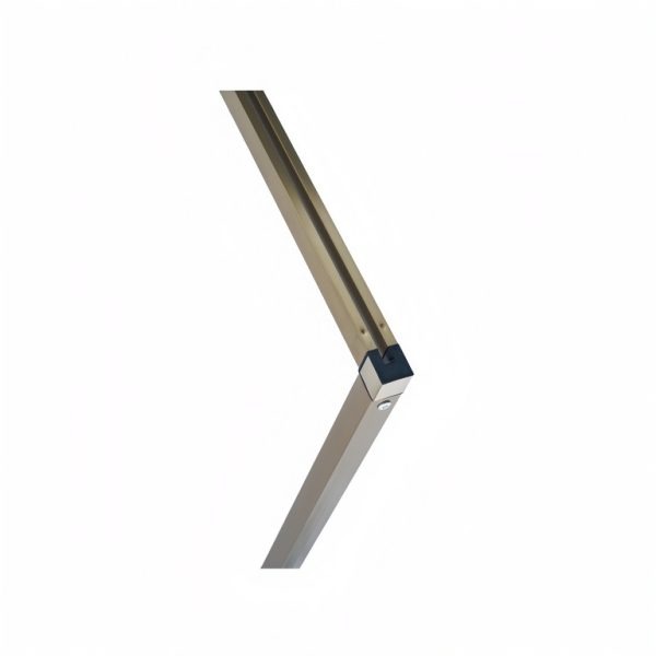 Triangular base vertical screen - champagne gold - Image 3