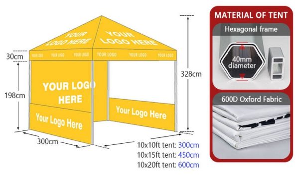 Aluminum Alloy Advertising Tent - Image 3